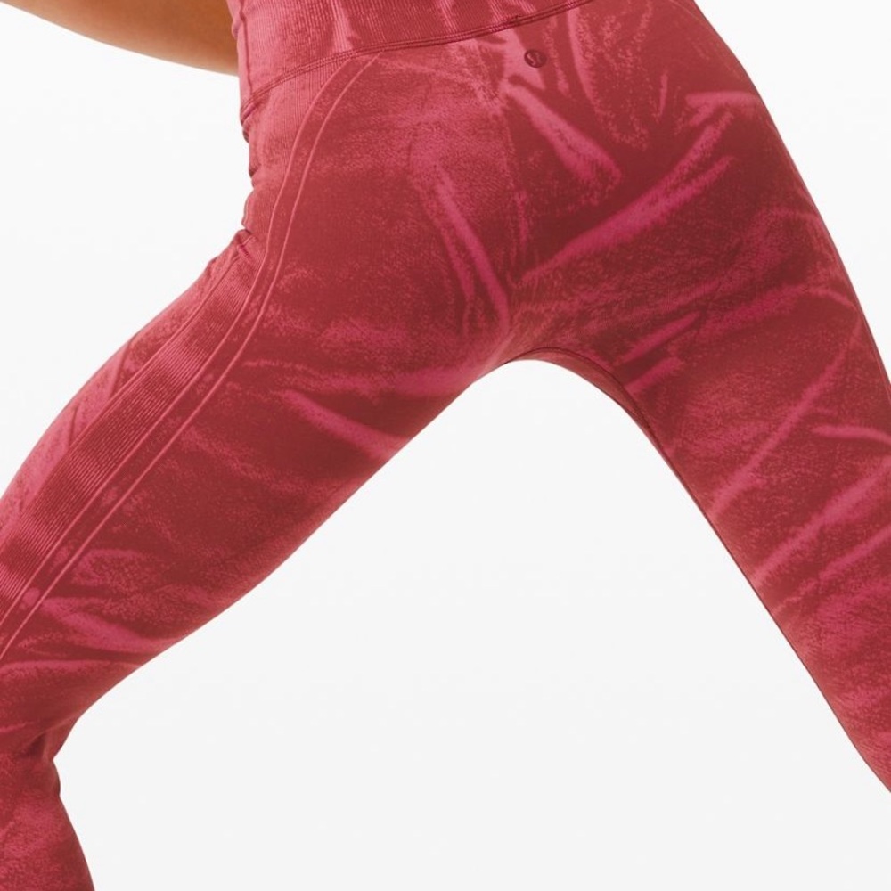Red lululemon leggings